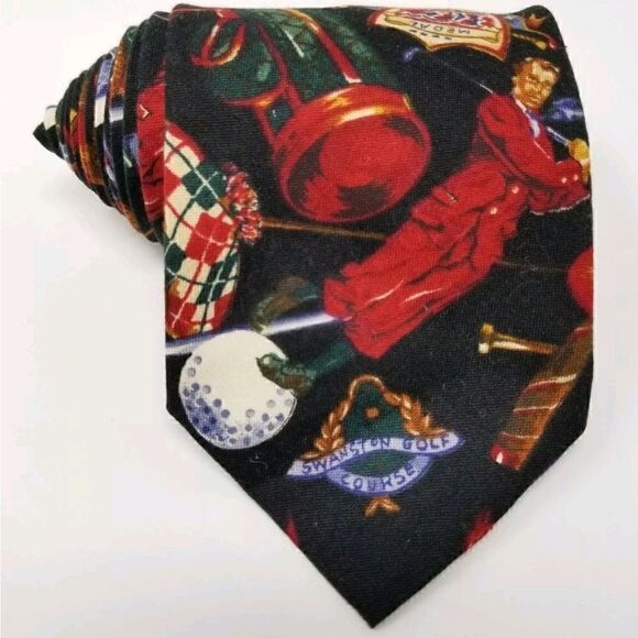 One of a Tie Other - One of a Tie Mens Novelty Golf Tie